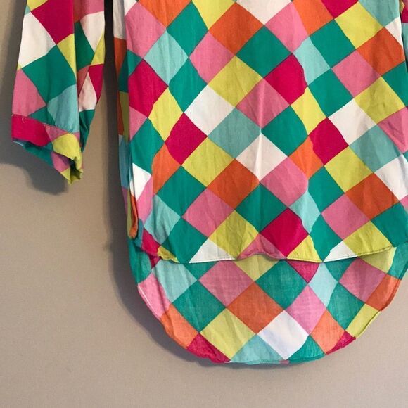 Escapada Bright Pattern Tunic - Size Medium - Picture 3 of 8